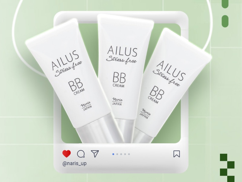 BB Cream Naris Ailus Stress Free SPF50+ PA+++