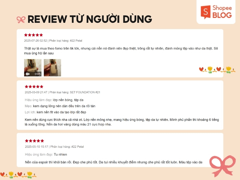 Đánh giá thực tế khi dùng kem nền Espoir Be Glow
