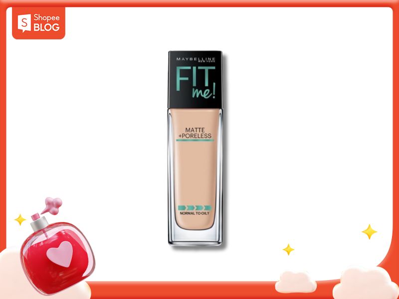 Kem nền mỏng nhẹ Maybelline Fit Me Matte + Poreless