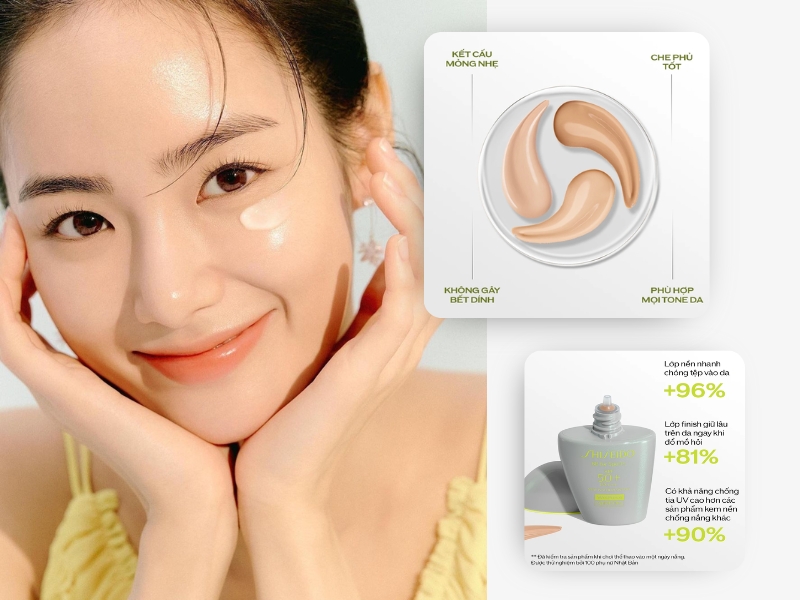 Kem nền BB cream Shiseido Sports