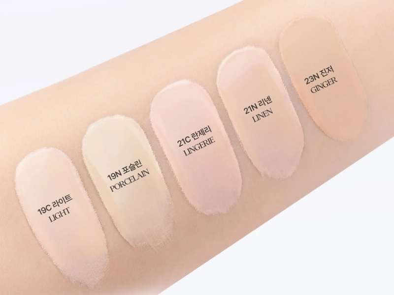 Bảng màu của Clio Kill Cover Founwear Foundation The Original