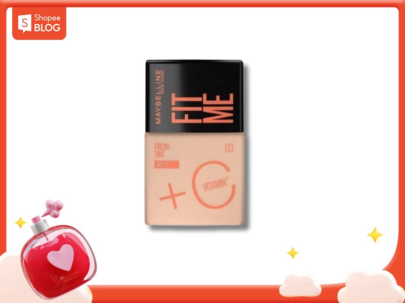 Kem nền cho da dầu mụn Maybelline Fit Me Tint C