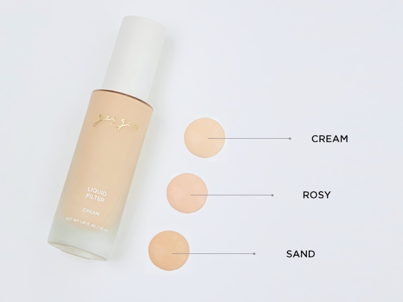 Bảng màu kem nền Gesgep Liquid Filter Cream