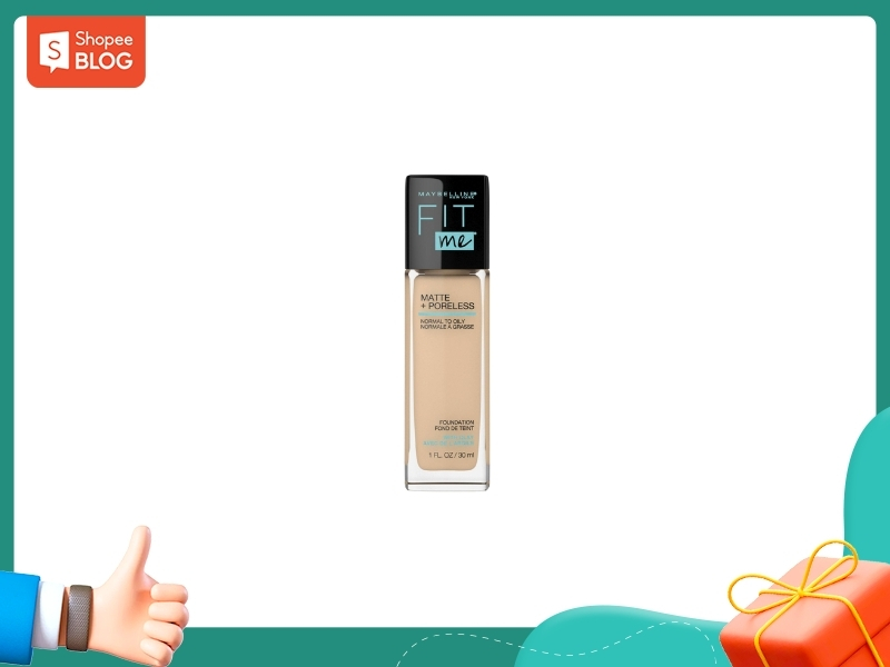 kem nền che khuyết điểm Maybelline Fit Me Matte + Poreless Liquid