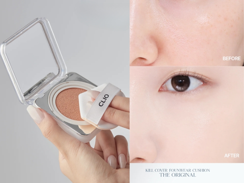 CLIO cushion cho da dầu lỗ chân lông to