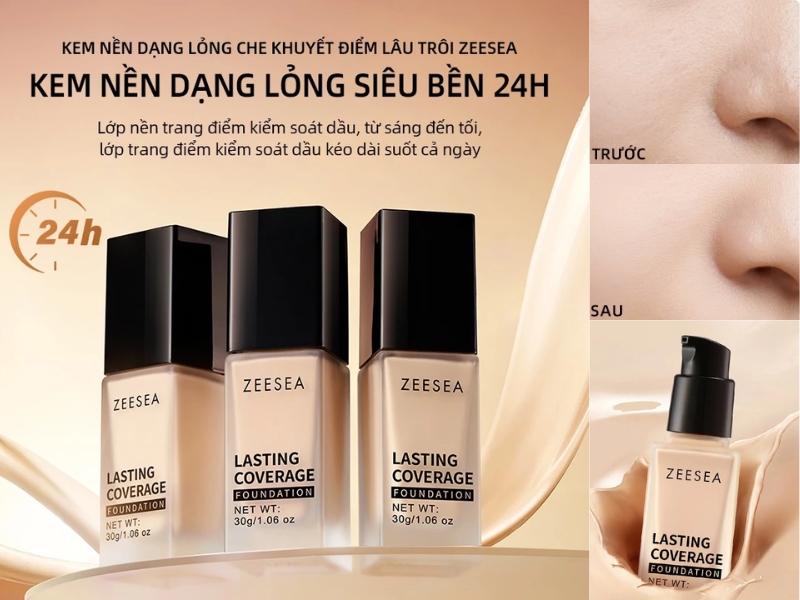 Kem nền Zeesea Long-lasting Flawless