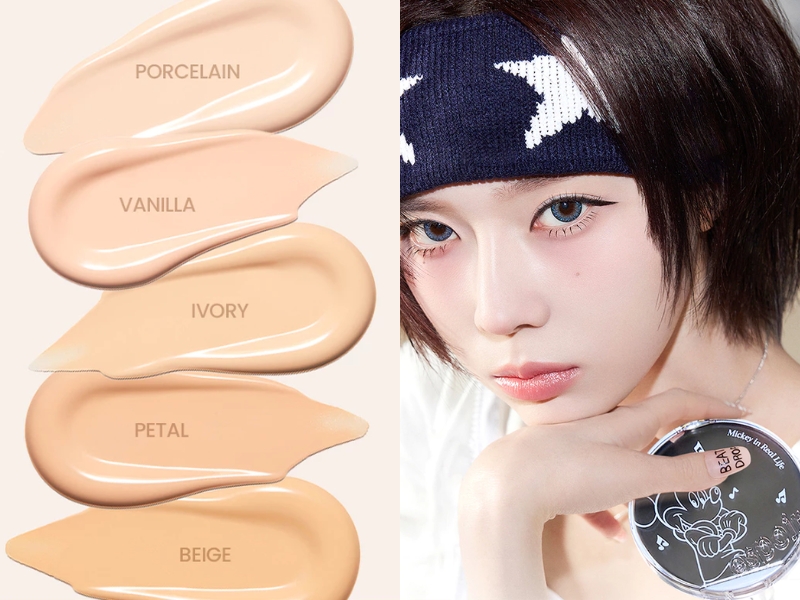 Espoir Be Velvet Cover Cushion Disney Edition