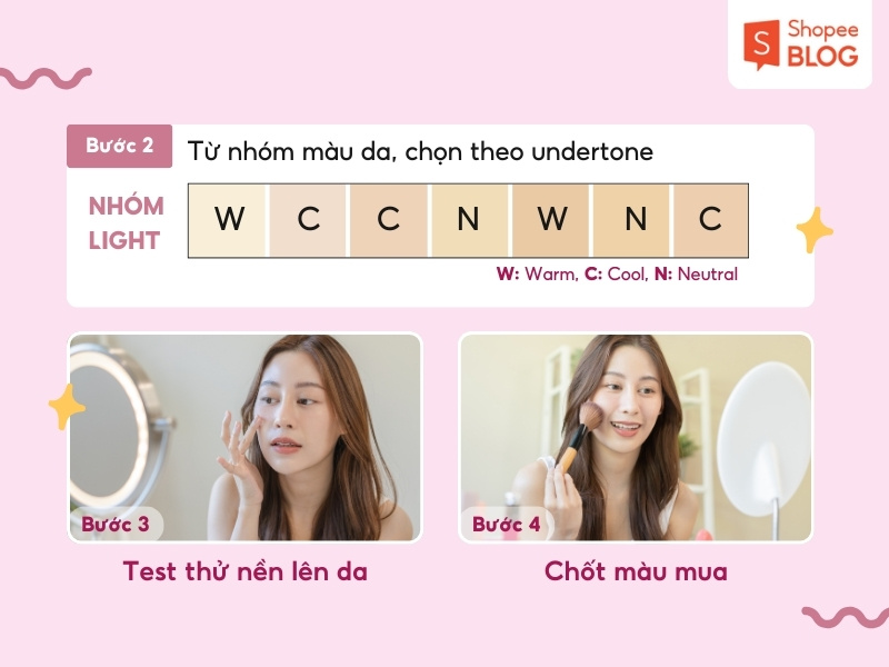 Cách chọn màu kem nền Nars