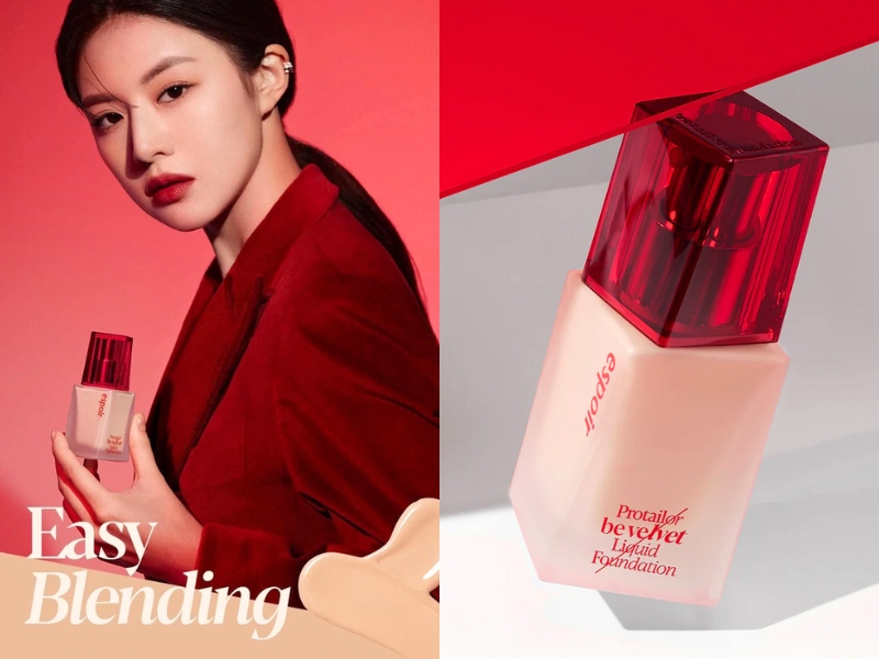 top kem nền che khuyết điểm tốt nhất Espoir Pro Tailor Foundation Be Velvet SPF22 PA++