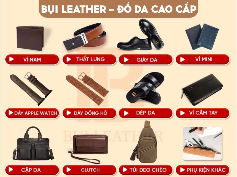 Bụi Leather - shop phụ kiện nam