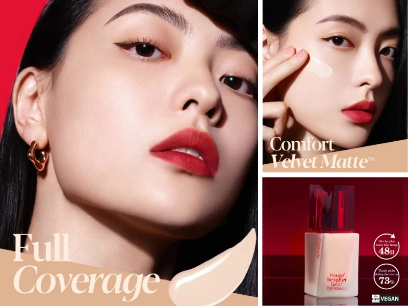kem nền Espoir Pro Tailor Foundation Be Velvet SPF22 PA++
