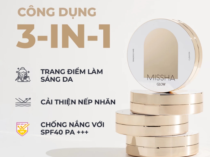 Missha phấn nước Glow 14g 
