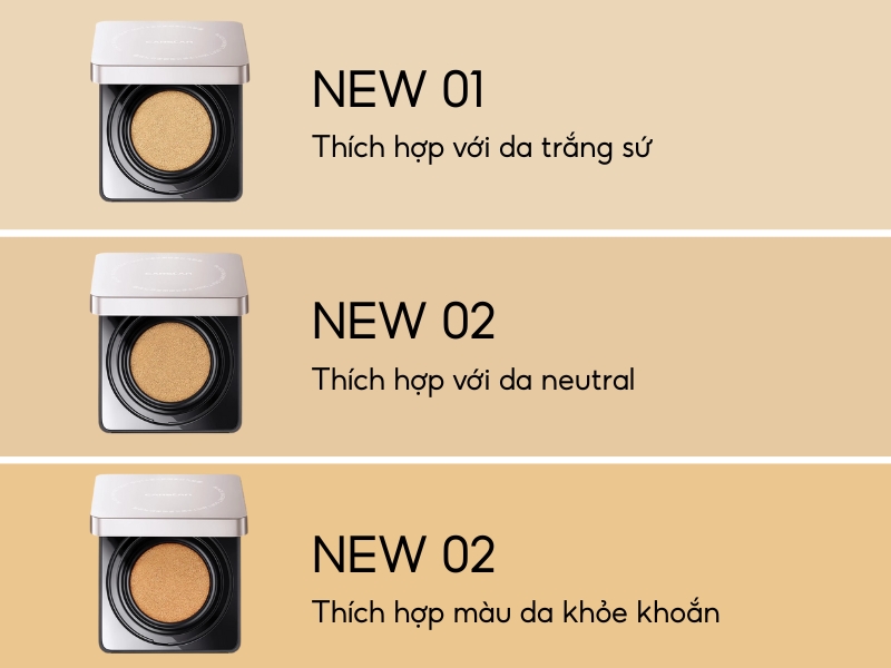 bảng màu phấn nước Carslan Black Magnet Soft Mist