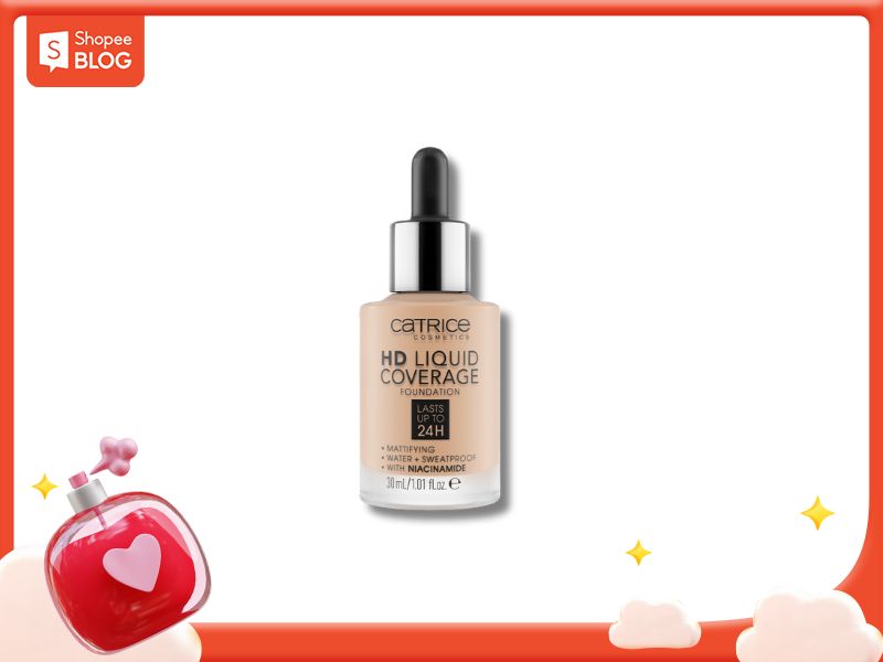 Kem nền Catrice HD Liquid Coverage 