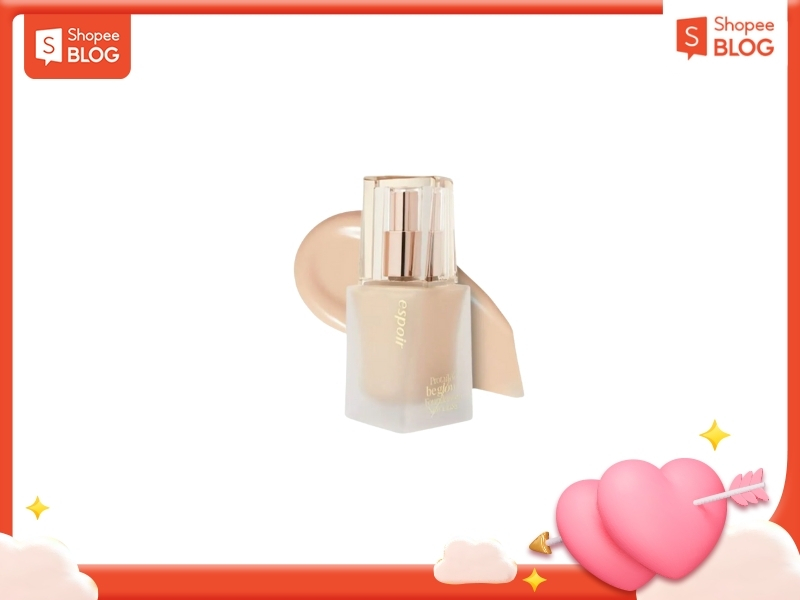 Kem nền cho làn da khô Espoir Pro Tailor Be Glow