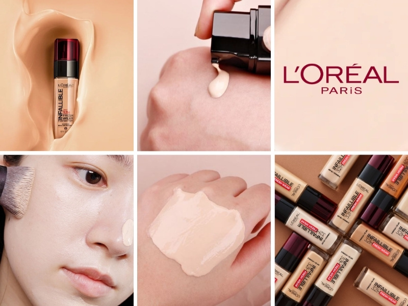 Kem nền L’Oreal Paris Infaillible 32H Foundation Vitamin C