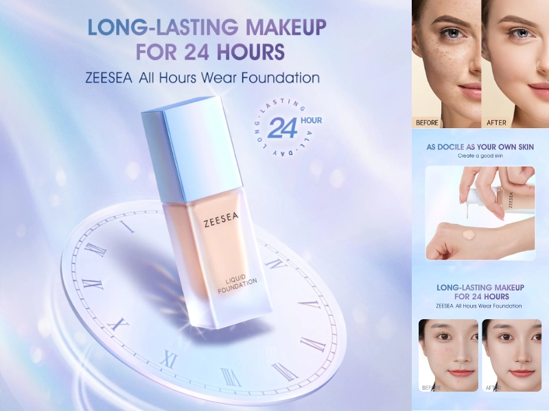 Kem nền Zeesea All Hours Wear Foundation