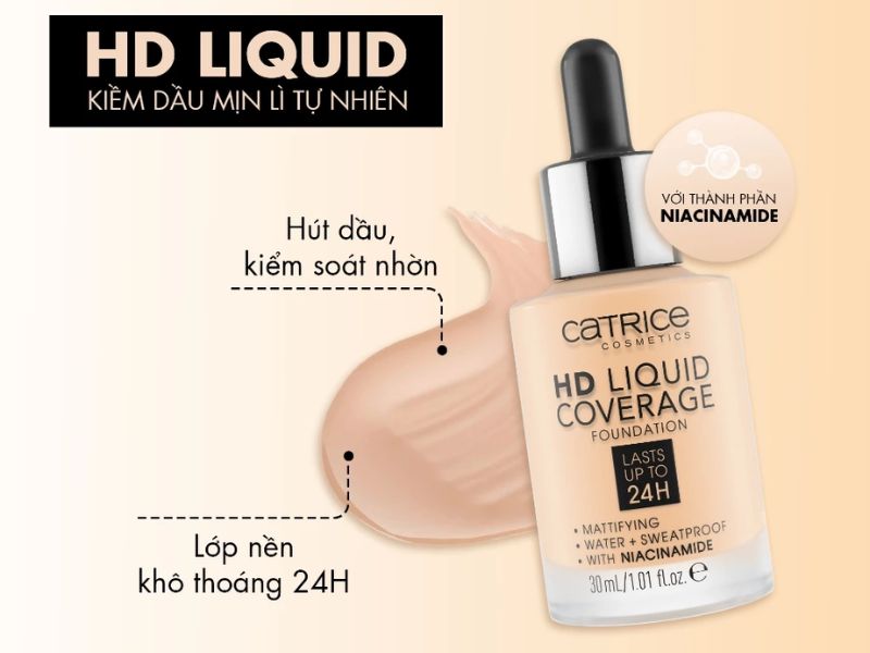 kem nền Catrice HD Liquid