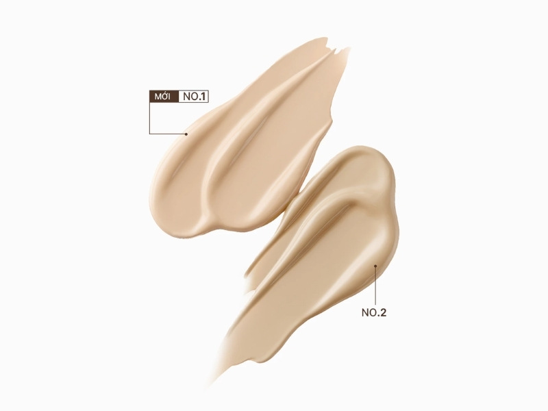 Bảng màu kem BB Cream chống nắng The Whoo Brightening