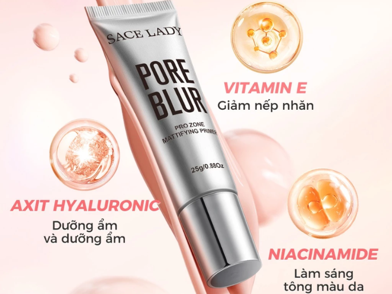 kem lót Sace Lady Pro Zone Mattifying Primer 