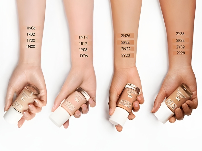 Bảng màu kem nền Make Up For Ever Hydraglow