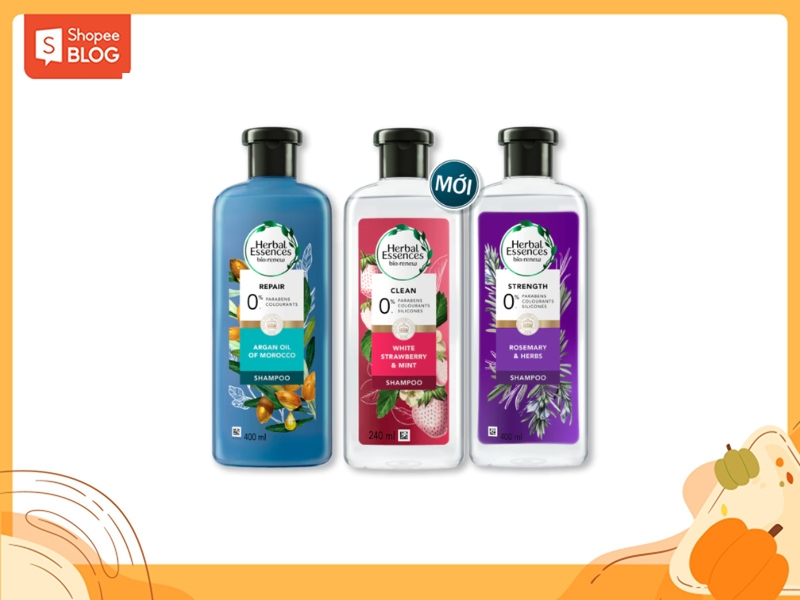dầu gọi giữ màu tóc nhuộm Herbal Essences 