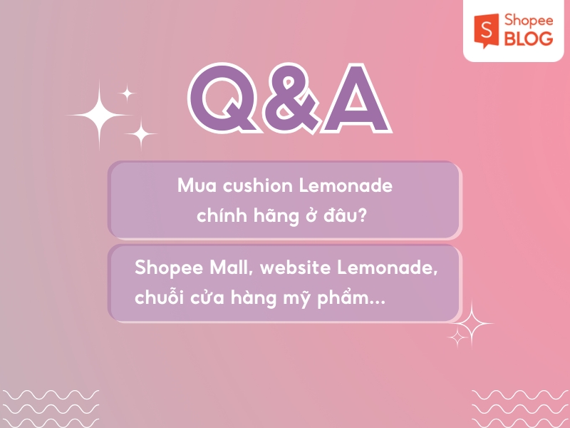 Địa chỉ mua cushion Lemonade 