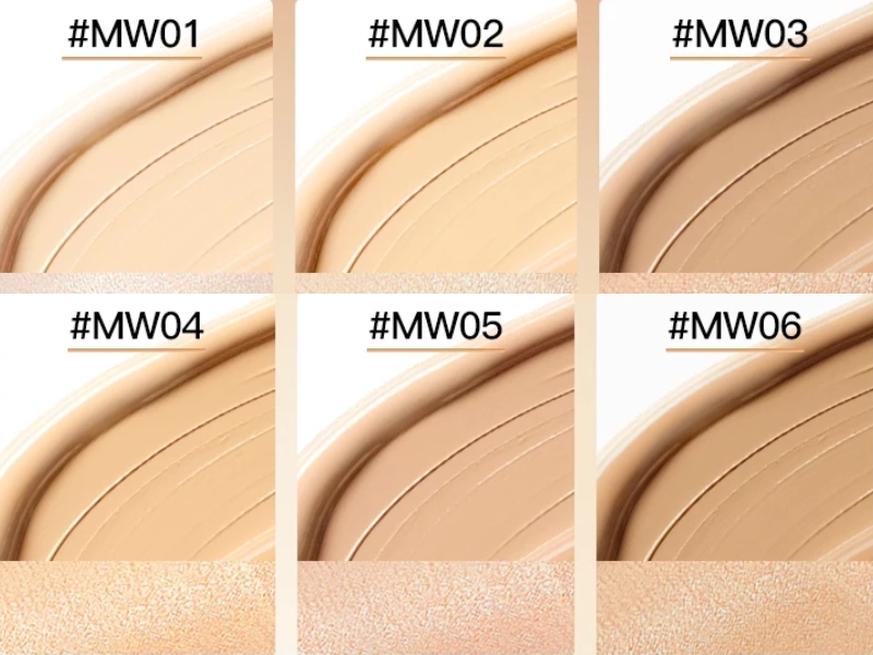 Bảng màu kem nền Long-lasting Flawless Foundation