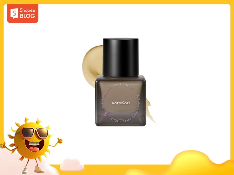 kem nền Carslan Black Magnet Soft Mist 