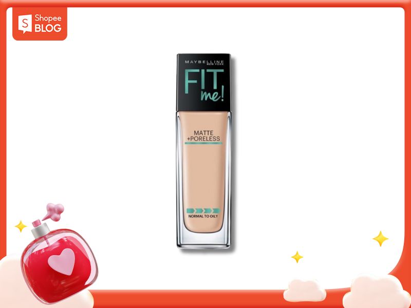 Kem nền Maybelline Fit Me Matte + Poreless (Nguồn: Shopee Blog)