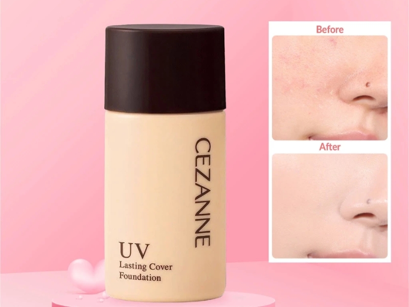 Kem nền Nhật Cezanne Lasting Cover Foundation 