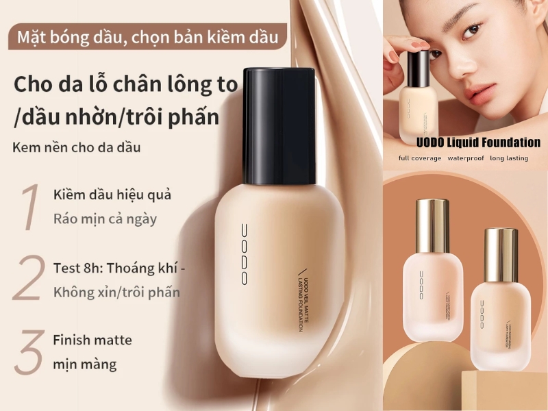 kem nền UODO Foundation Matte - Lock