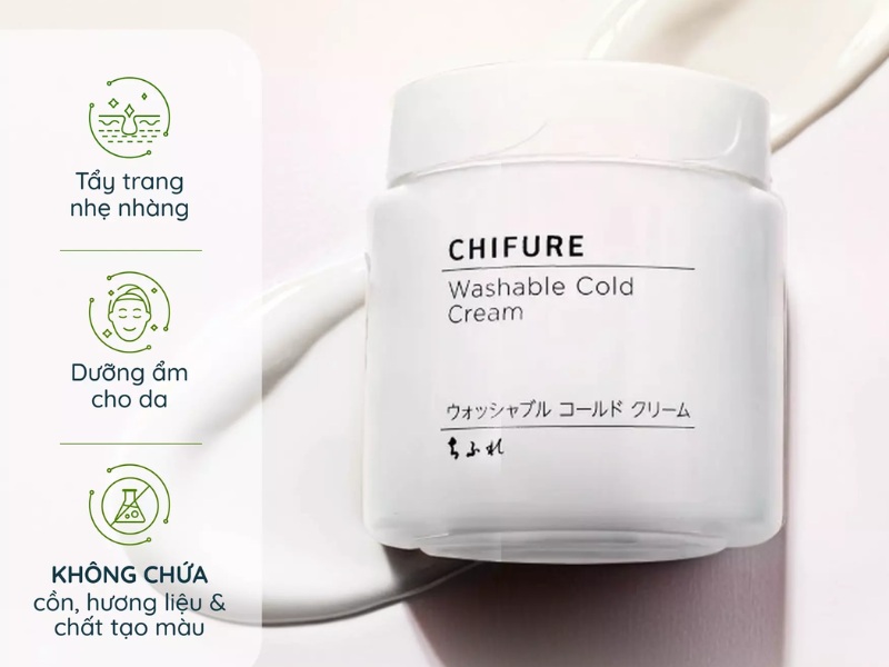 Kem tẩy trang Chifure Washable Cold Cream