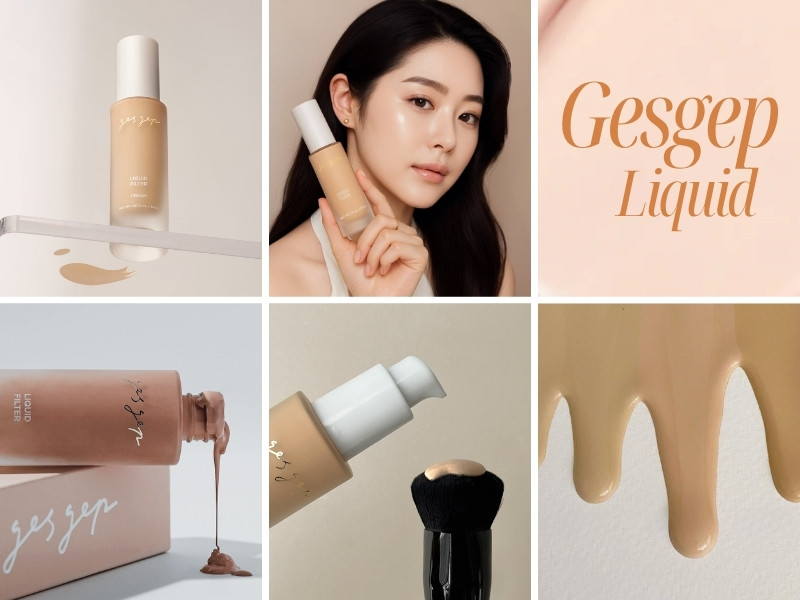 Kem nền che phủ tốt cho da khô Gesgep