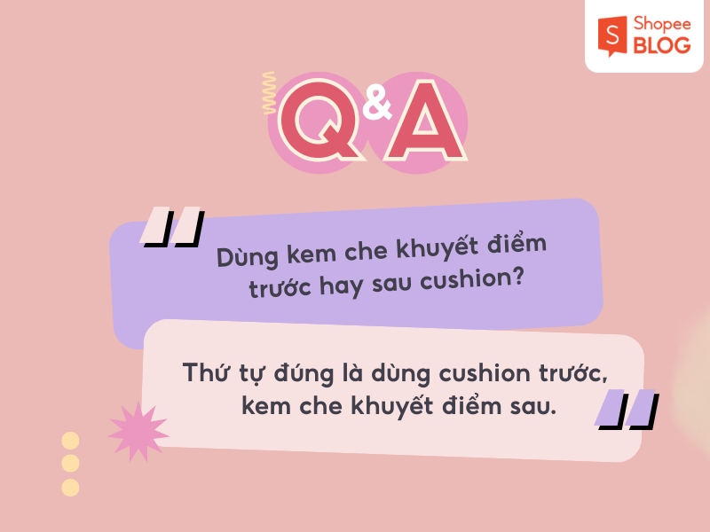 Cách dùng cushion và kem che khuyết điểm