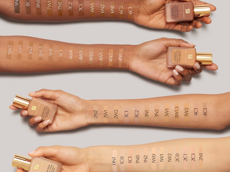 Bảng màu kem nền Estee Lauder Double Wear Stay-in-Place 