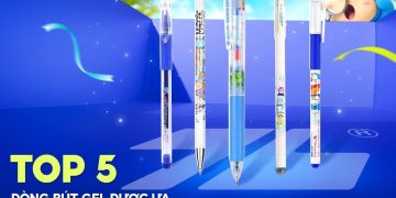 top 5 bút gel Thiên Long