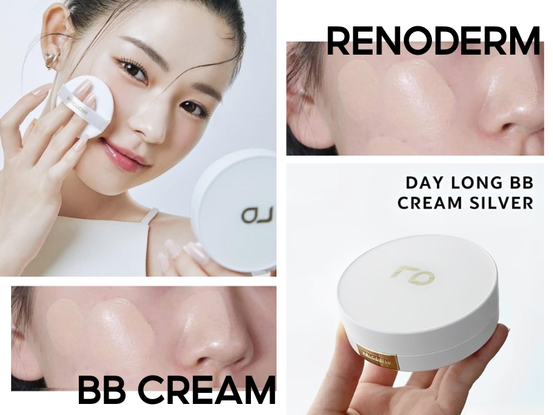 swatch kem nền Renoderm Day Long BB Cream