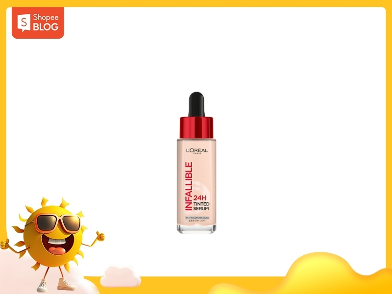 Kem nền cho da thường L’Oréal Paris Infallible 24H Tinted Serum
