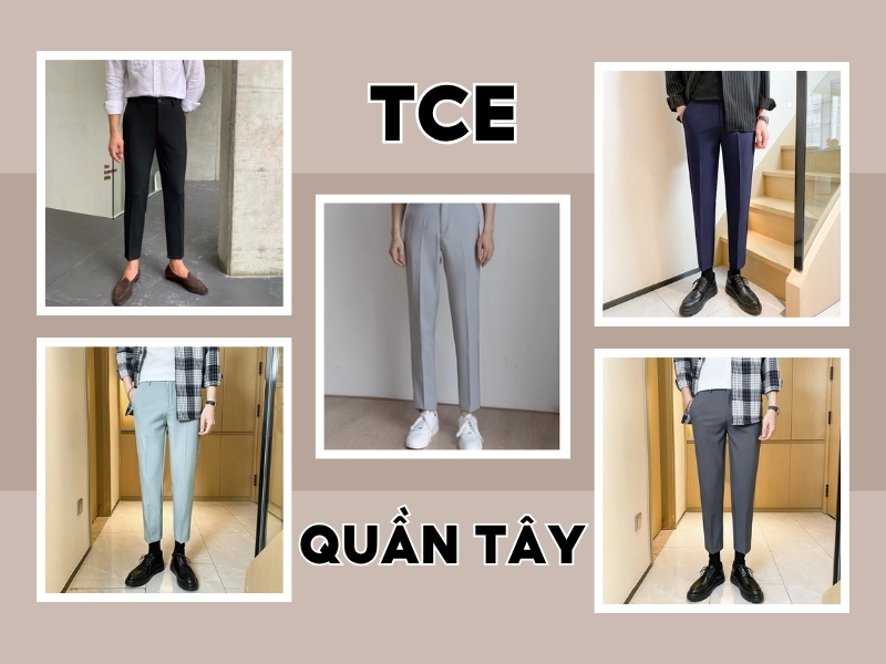 shop quần tây nam TCE