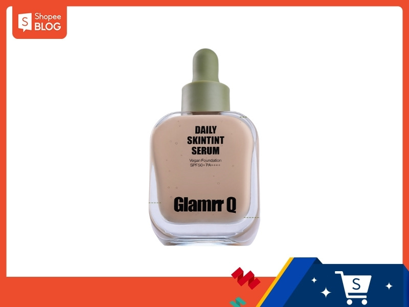 Glamrr Q Daily SkinTint Serum Vegan Foundation SPF50+ PA++++