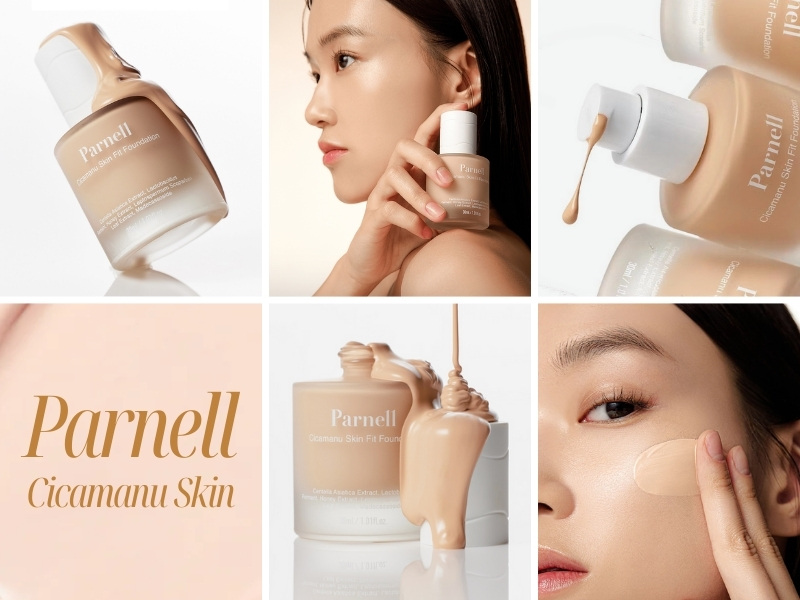 Kem nền Parnell Cicamanu Skin Fit Foundation SPF30