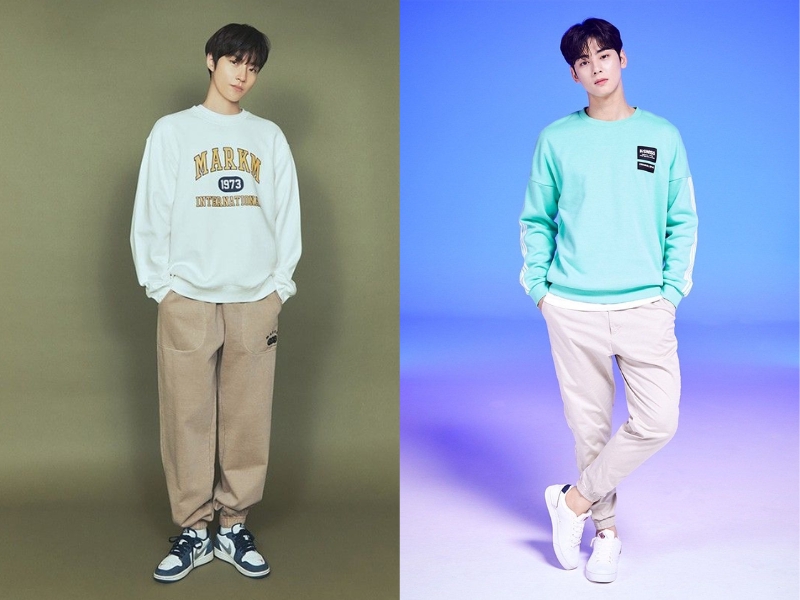 Phối đồ với sweater nam cùng quần jogger