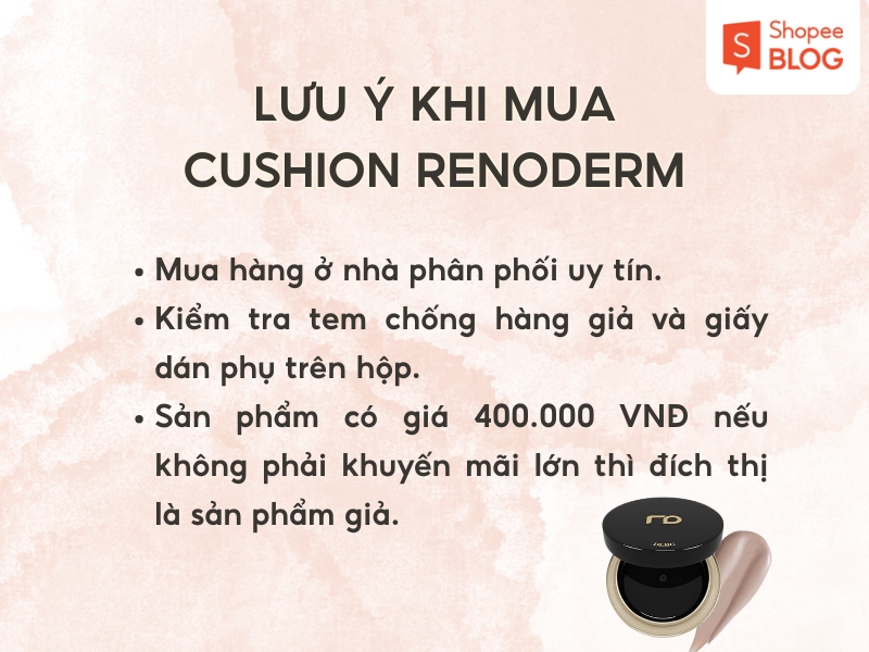 Cushion Renoderm thật hay giả 