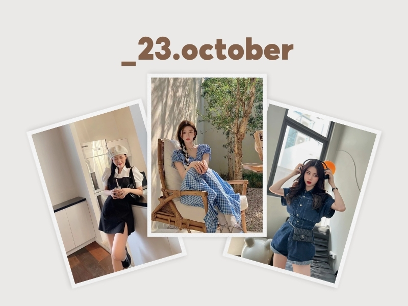 Gian hàng _23.october với các mẫu quần áo nữ tính