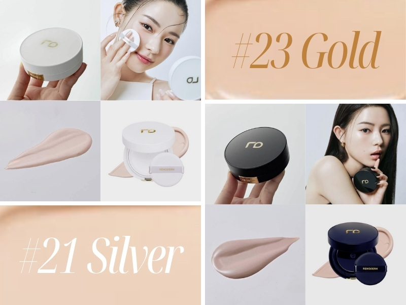 Bảng màu cushion Renoderm Day Long BB Cream