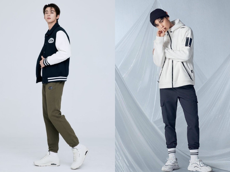 phối đồ với giày sneaker nam