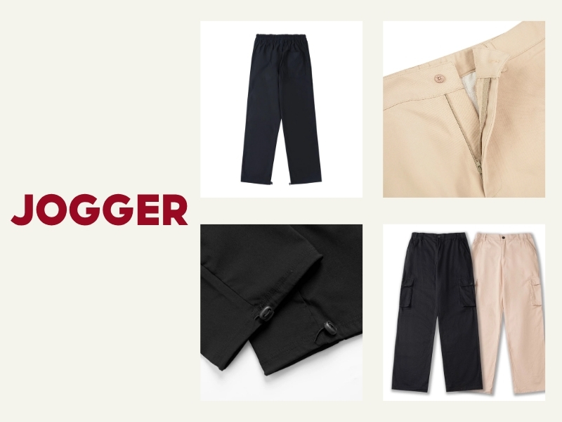 các mẫu quần kaki của Jogger Official
