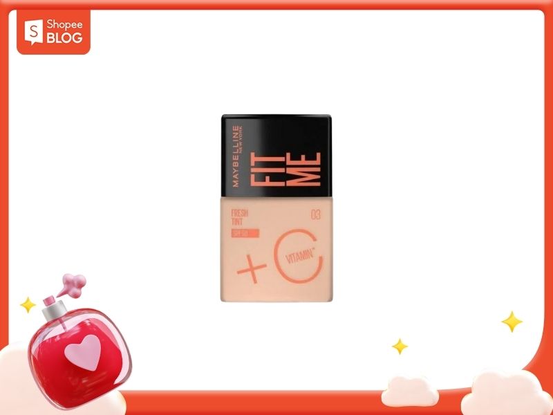 Kem nền Maybelline cho da ngăm Fit Me Vitamin C