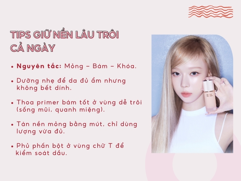 Mẹo giữ nền lâu bạn nên biết
